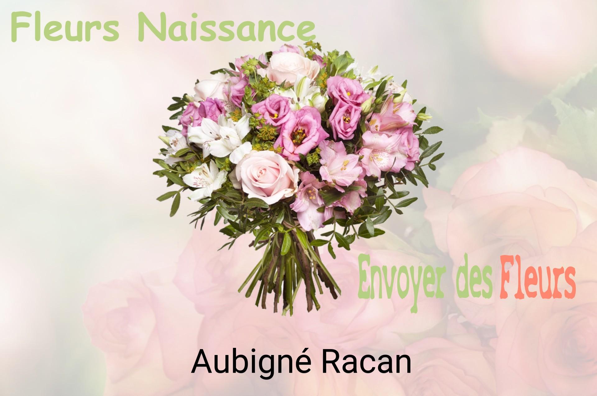Bouquet de fleurs de naissance livré à Aubigné-Racan
